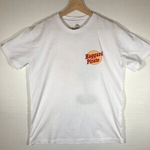 HP Haggard Pirate Men's Medium White Short Sleeve T-Shirt
